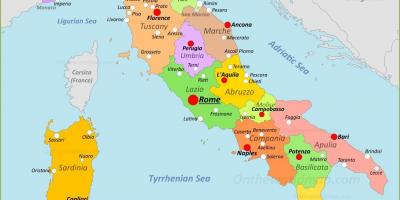 Италия карту аэропорта - Международные аэропорты Италии на карте (ЮжнаяЕвропа - Европа)
