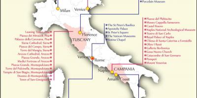 Карта Италии музей